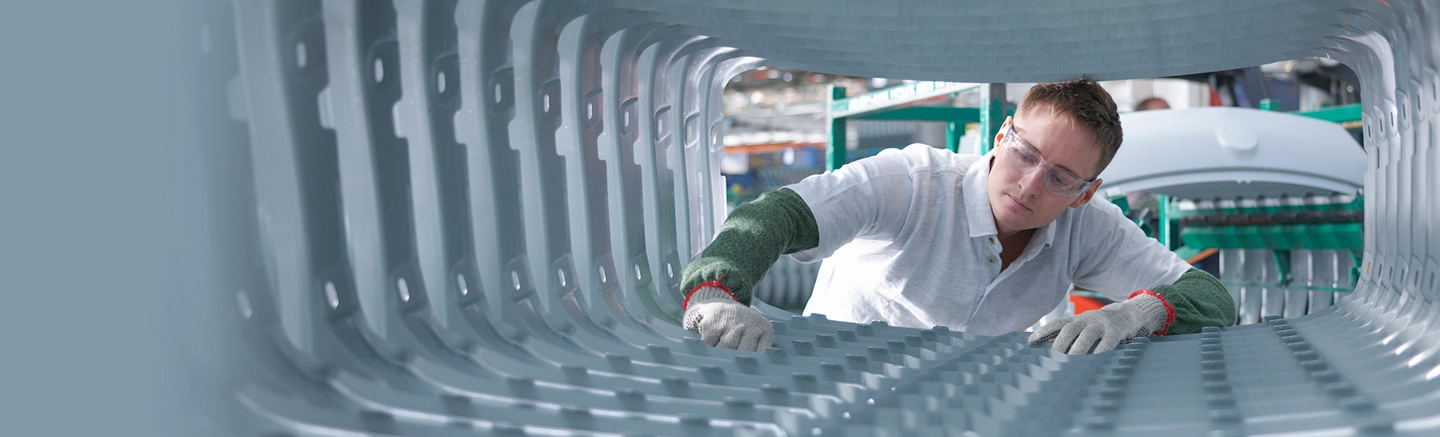 Man working in a laboratory