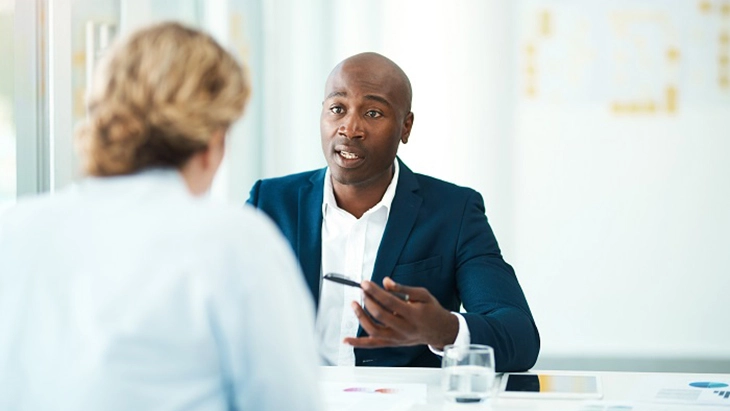 Colleagues in a meeting