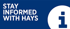 stay informed with hays